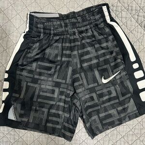 XS Boys Nike Shorts. Black gray and white